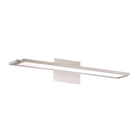 Dweled Line 24in LED Bathroom Vanity or Wall Light 3000K in Brushed Aluminum WS-67